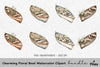 Charming Floral Boat Clipart Bundle