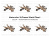Rustic Driftwood Clipart Bundle