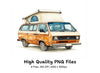 Retro RV and Trailer Clipart Bundle