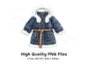 Winter Coat Clipart Bundle