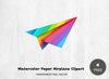 Paper Airplane Clipart Bundle