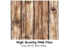 Wooden Fence Backgrounds Clipart Bundle