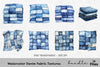 Denim Fabric Textures Clipart Bundle