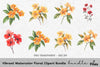 Vibrant Floral Clipart Bundle