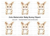 Adorable Fluffy Bunny Clipart Bundle