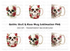 Floral Skull Clipart Bundle