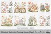 Whimsical Fantasy Houses Clipart Bundle