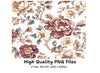 Vintage Floral Pattern Clipart Bundle