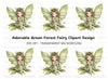 Enchanting Leaf Fairy Clipart Bundle