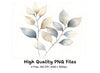 Neutral Leaves Clipart Bundle