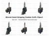 Gloved Hands Holding Daggers Clipart Bundle