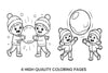 Snowy Adventures for Kids Coloring Books