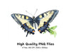 Elegant Swallowtail Butterfly Clipart Bundle