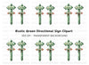 Holiday Arrow Signs Clipart Bundle