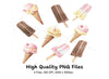 Ice Cream Popsicle Clipart Bundle