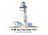 Lighthouse Coastal Clipart Bundle