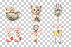 Cozy & Romantic Clipart Bundle - CraftNest - Digital Crafting and Art
