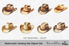 Cowboy Hat Clipart Bundle