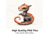 Cute Baby Dragon Clipart Bundle