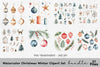 Cozy Christmas Houses Decor Clipart Bundle