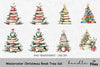 Christmas Book Tree Clipart Bundle