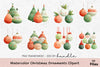 Christmas Ornaments Clipart Bundle