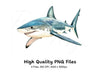 Mako Shark Clipart Bundle