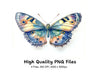 Vibrant Butterfly Clipart Bundle