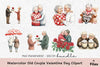 Old Couple Valentine's Day Clipart Bundle