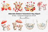 Cute Mice Valentine's Day Clipart Bundle