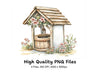 Wishing Well Clipart Bundle