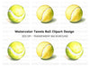 Tennis Ball Clipart Bundle