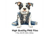 Punk Rock Dog Clipart Bundle