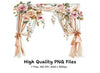 Floral Drapes Clipart Bundle