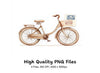 Bicycle Stamps Clipart Bundle