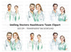 Smiling Medical Professionals Clipart Bundle
