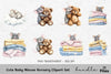 Cute Baby Mouse Nursery Clipart Bundle