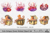 Cute Octopus Ocean Animal Clipart Bundle