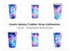 Pastel Galaxy Tumbler Clipart Bundle