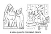 Reindeer Ice Sculpture Coloring Books