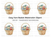 Cozy Yarn Basket Clipart Bundle