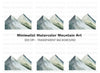 Mountain Landscape Clipart Bundle