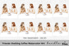 Friends Chatting Coffee Clipart Bundle
