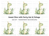 Cute Dinosaur Birthday Party Clipart Bundle