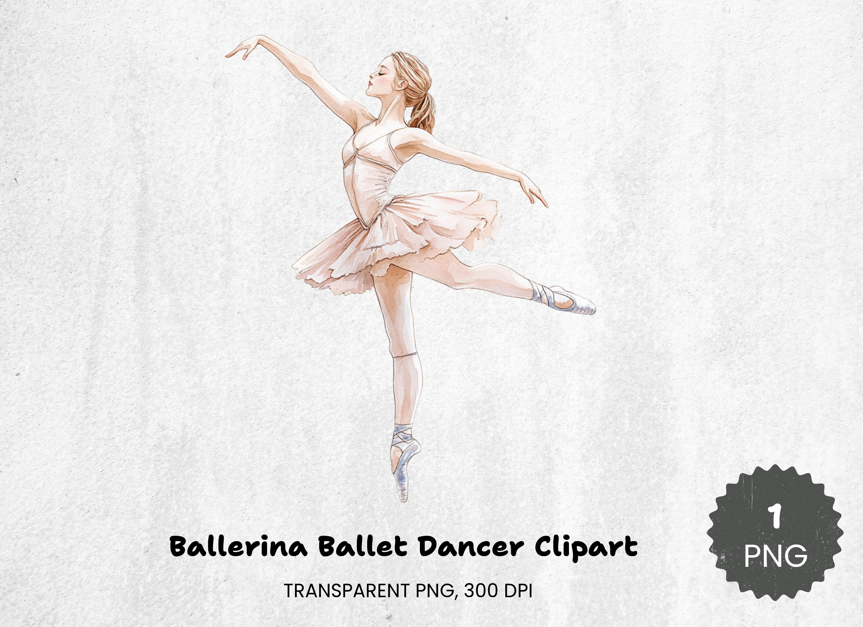 Ballerina Ballet Dancer Clipart Bundle