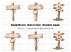Wooden Signpost Clipart Bundle