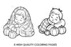 Cute Baby Fall Harvest Coloring Books