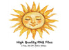 Sun Faces Clipart Bundle
