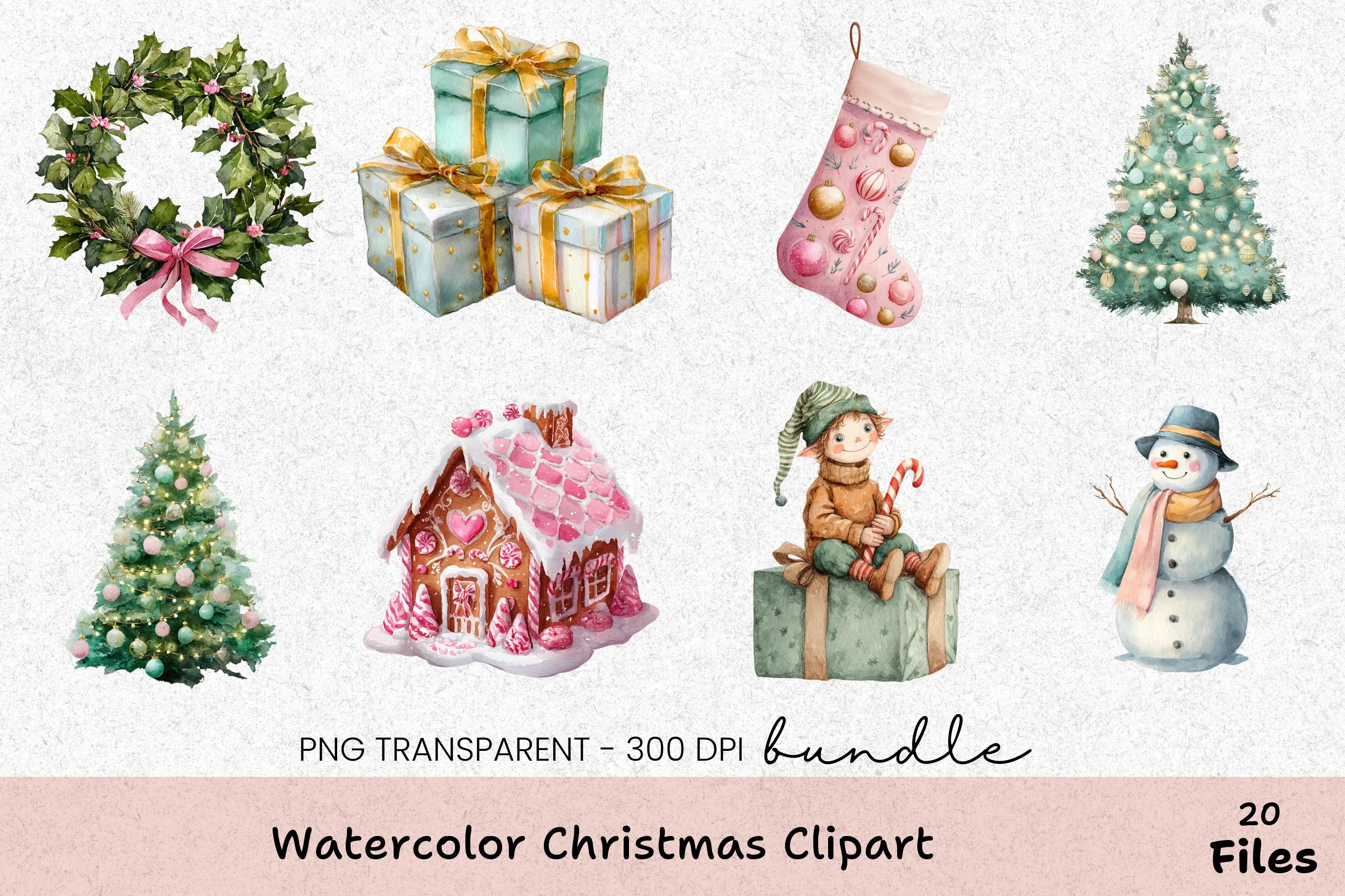 Christmas Clipart Bundle - CraftNest - Digital Crafting and Art