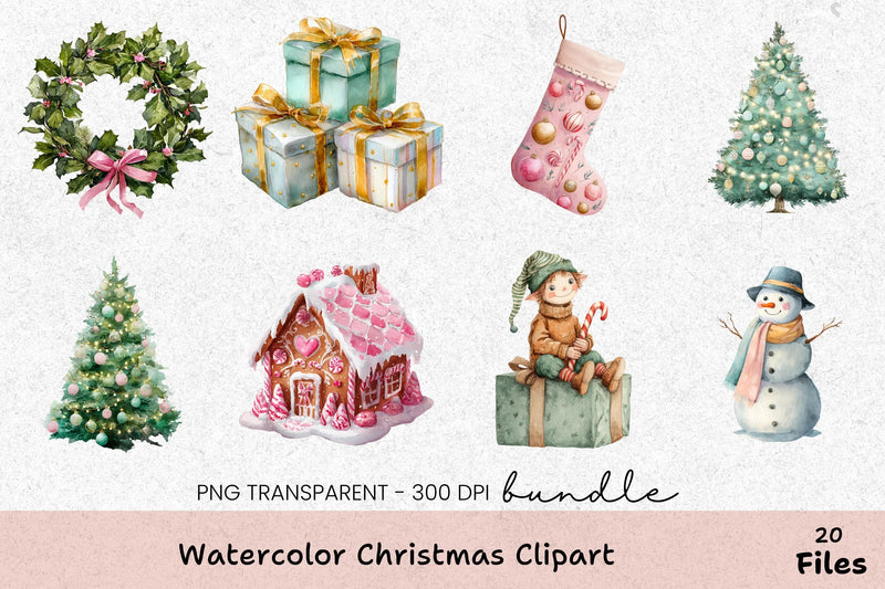 Christmas Clipart Bundle - CraftNest - Digital Crafting and Art